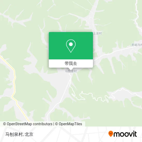 马刨泉村地图