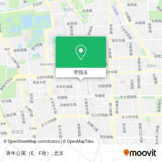 青年公寓（E、F座）地图