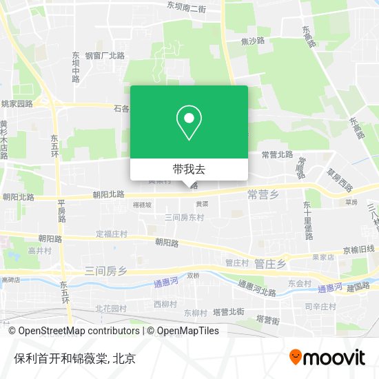保利首开和锦薇棠地图
