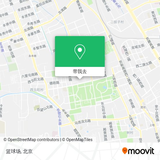 篮球场地图