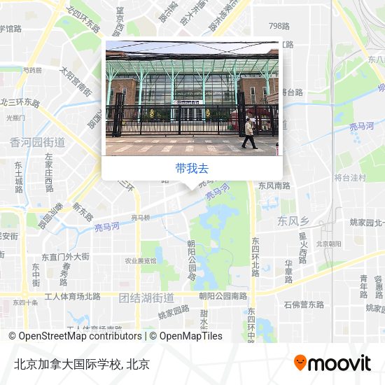 北京加拿大国际学校地图