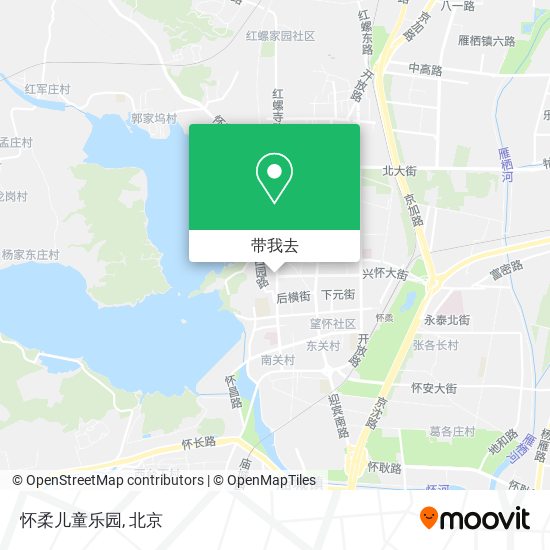 怀柔儿童乐园地图