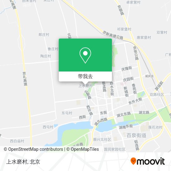 上水磨村地图