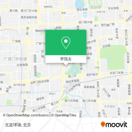 北篮球场地图
