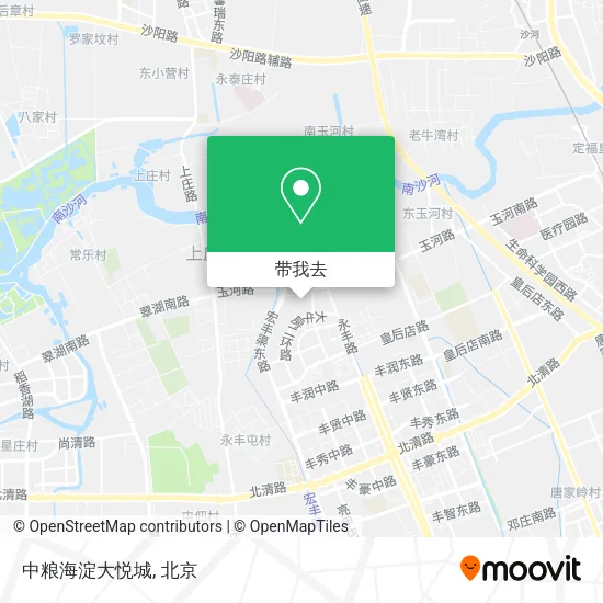 中粮海淀大悦城地图