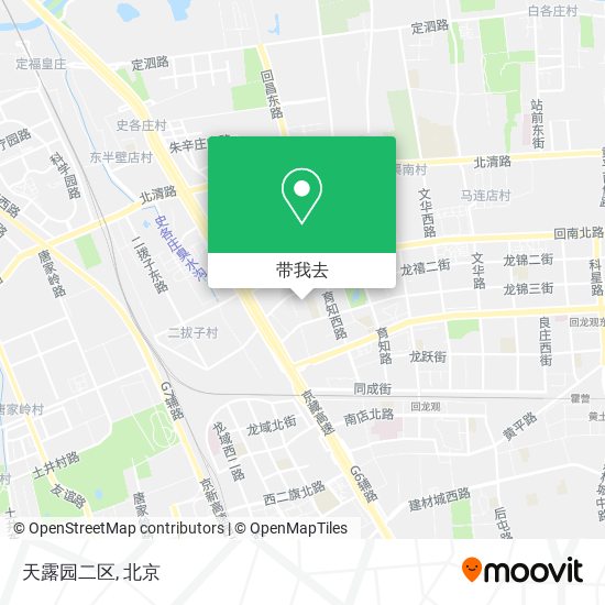 天露园二区地图