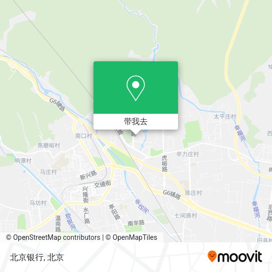 北京银行地图