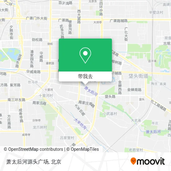萧太后河源头广场地图