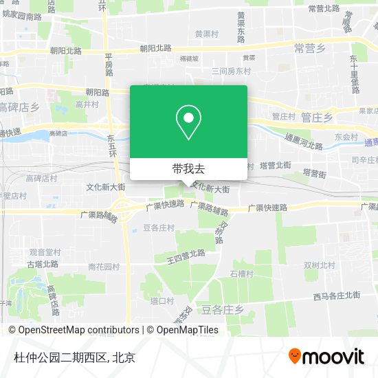 杜仲公园二期西区地图