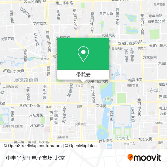中电平安里电子市场地图