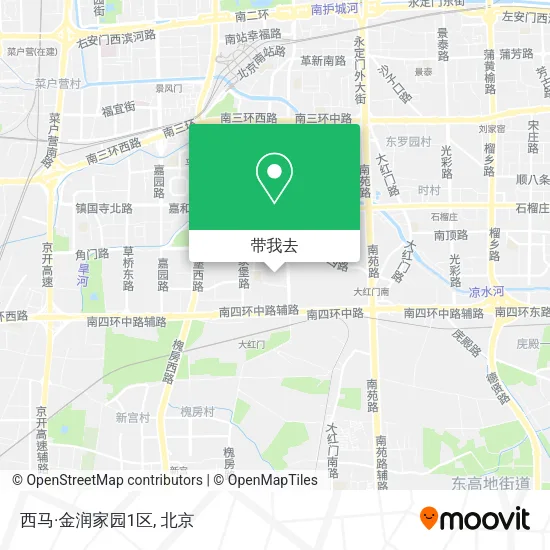 西马·金润家园1区地图
