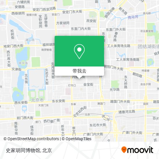 史家胡同博物馆地图
