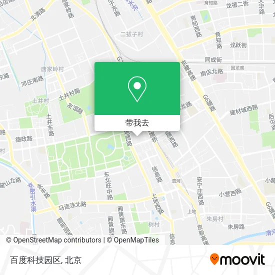 百度科技园区地图