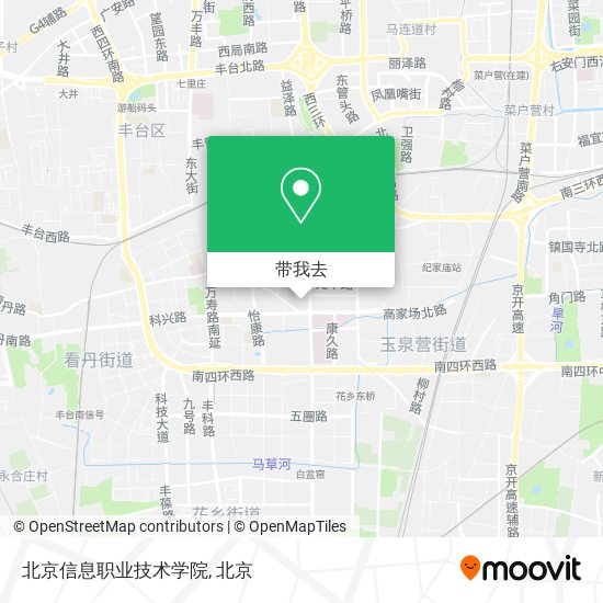 北京信息职业技术学院地图