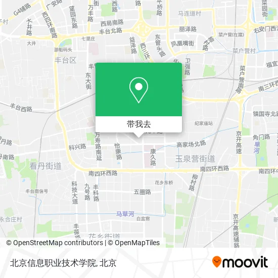 北京信息职业技术学院地图