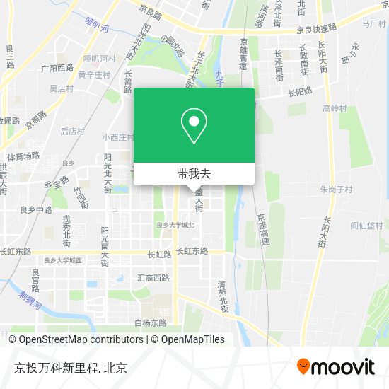 京投万科新里程地图