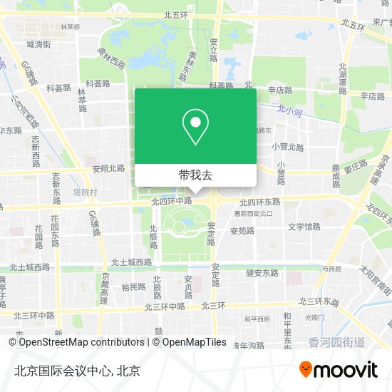 北京国际会议中心地图