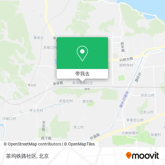 茶坞铁路社区地图