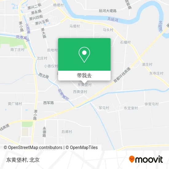 东黄垡村地图