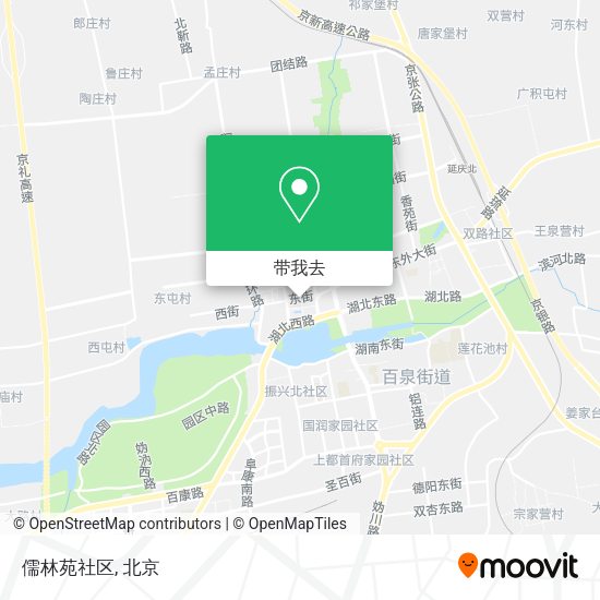 儒林苑社区地图