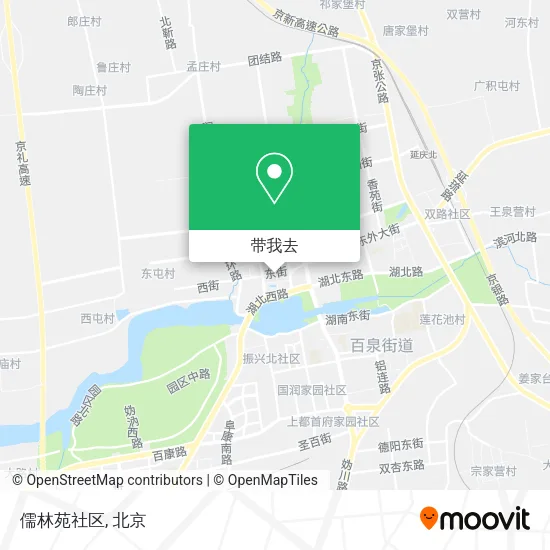 儒林苑社区地图
