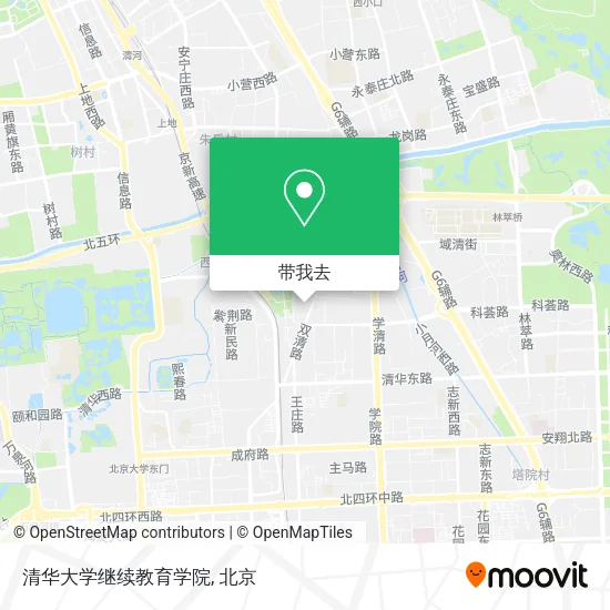 清华大学继续教育学院地图