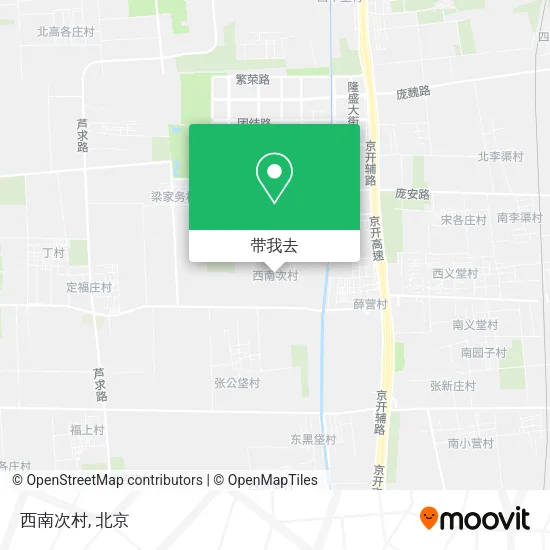 西南次村地图