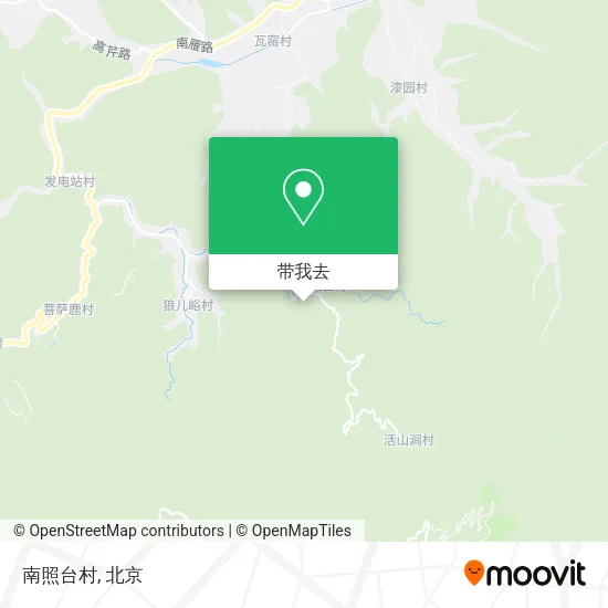 南照台村地图