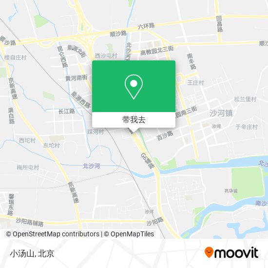 小汤山地图