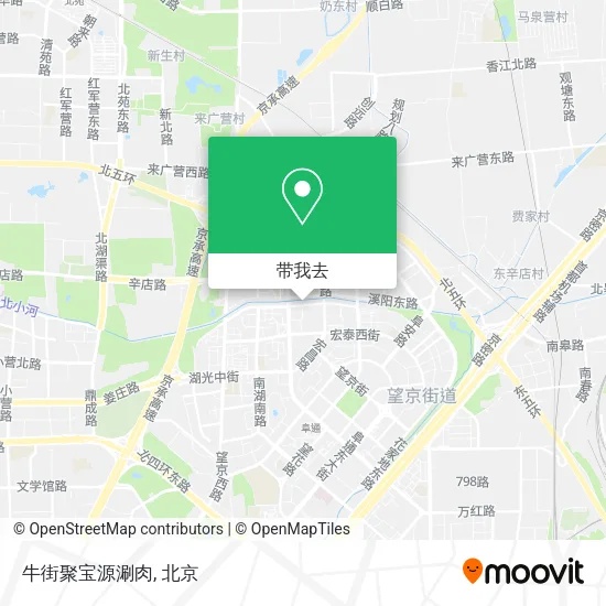 牛街聚宝源涮肉地图