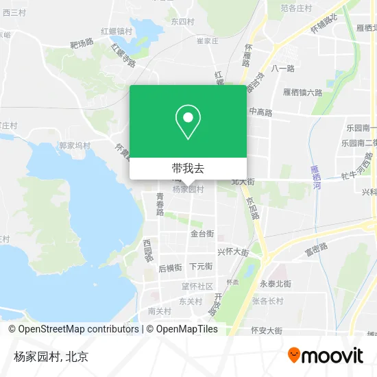 杨家园村地图