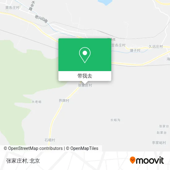 张家庄村地图