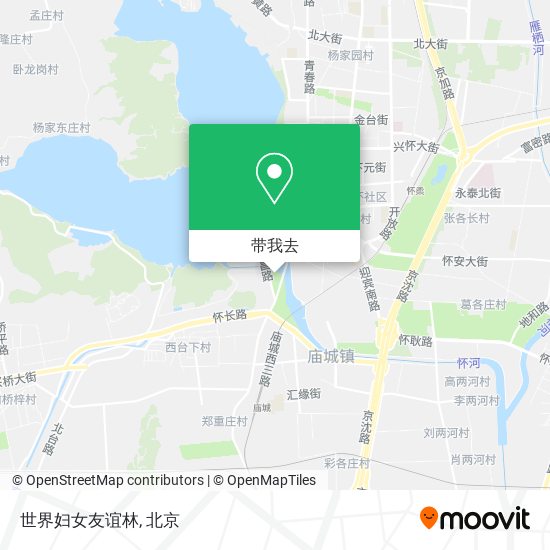 世界妇女友谊林地图