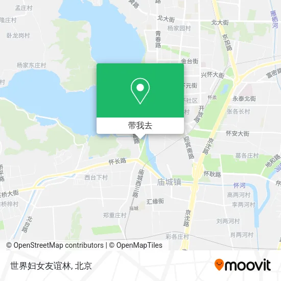 世界妇女友谊林地图
