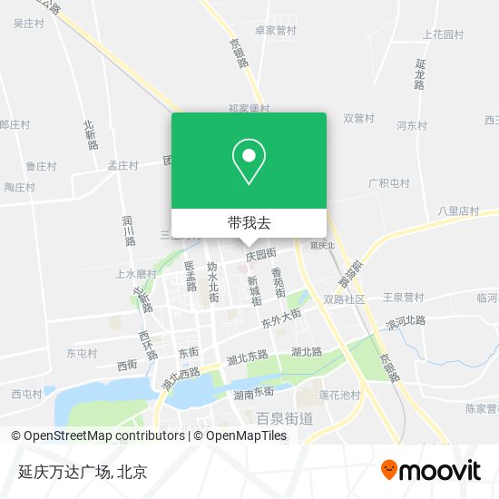 延庆万达广场地图