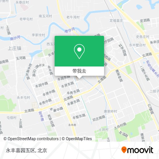 永丰嘉园五区地图