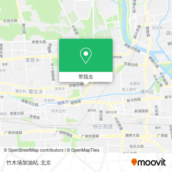 竹木场加油站地图