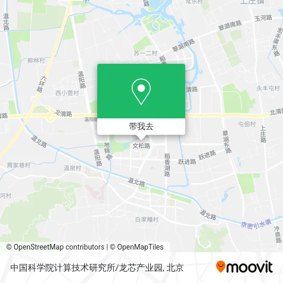 中国科学院计算技术研究所/龙芯产业园地图