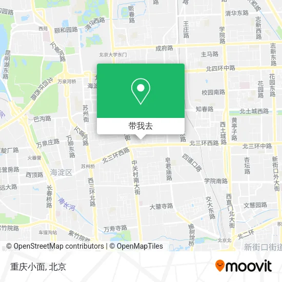 重庆小面地图