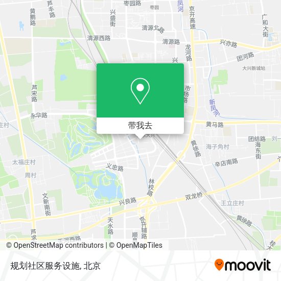 规划社区服务设施地图