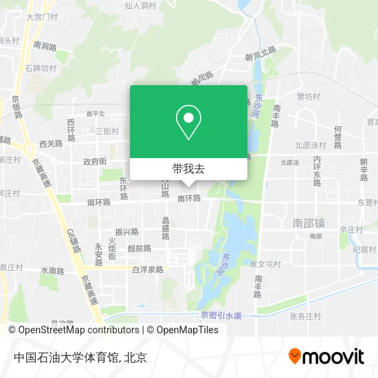 中国石油大学体育馆地图