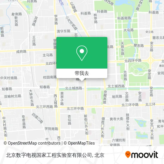 北京数字电视国家工程实验室有限公司地图