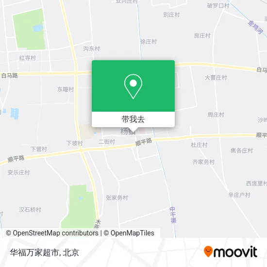 华福万家超市地图