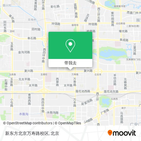 新东方北京万寿路校区地图