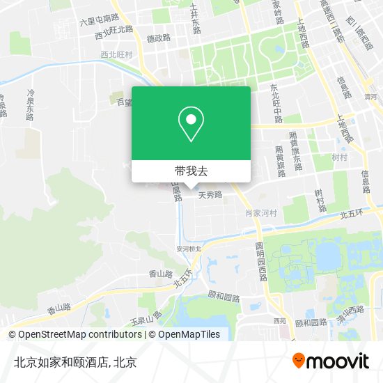 北京如家和颐酒店地图