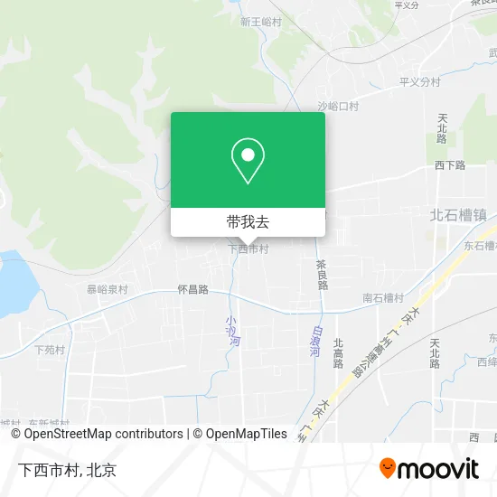 下西市村地图
