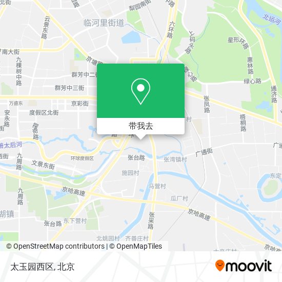 太玉园西区地图