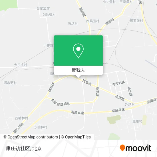 康庄镇社区地图