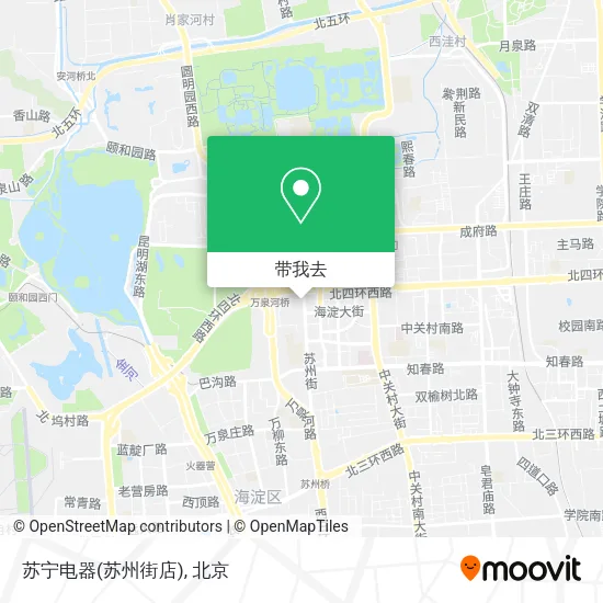 苏宁电器(苏州街店)地图