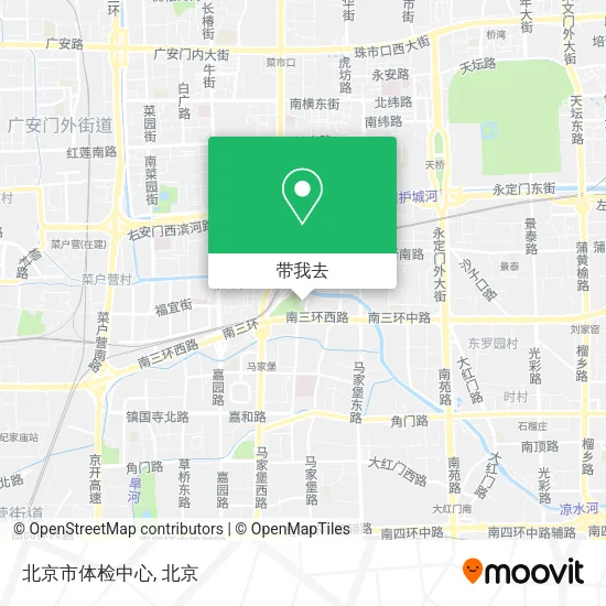 北京市体检中心地图